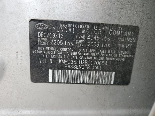 Photo 11 VIN: KMHD35LH2EU170654 - HYUNDAI ELANTRA 