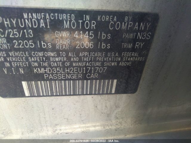 Photo 8 VIN: KMHD35LH2EU171707 - HYUNDAI ELANTRA GT 