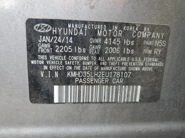 Photo 11 VIN: KMHD35LH2EU178107 - HYUNDAI ELANTRA 