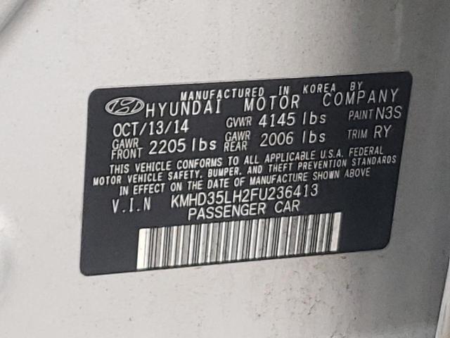 Photo 9 VIN: KMHD35LH2FU236413 - HYUNDAI ELANTRA GT 