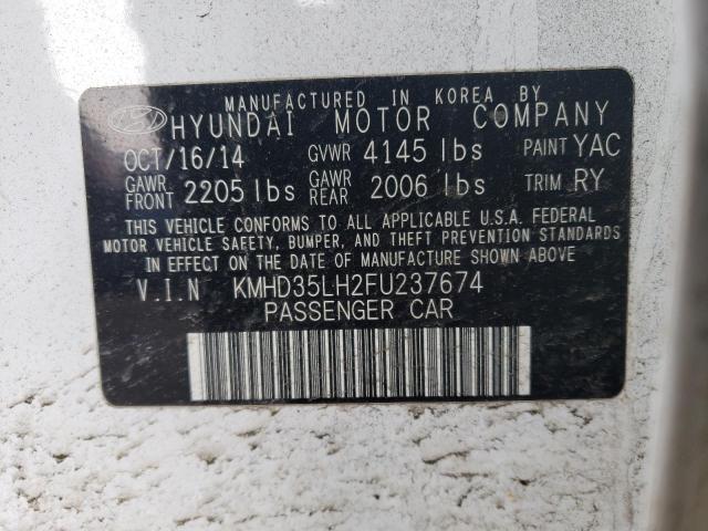 Photo 9 VIN: KMHD35LH2FU237674 - HYUNDAI ELANTRA GT 