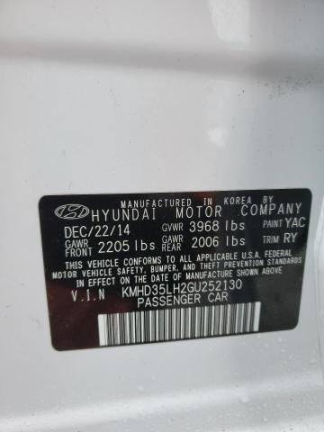 Photo 12 VIN: KMHD35LH2GU252130 - HYUNDAI ELANTRA GT 