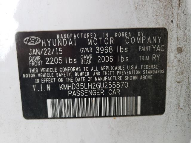 Photo 9 VIN: KMHD35LH2GU255870 - HYUNDAI ELANTRA GT 