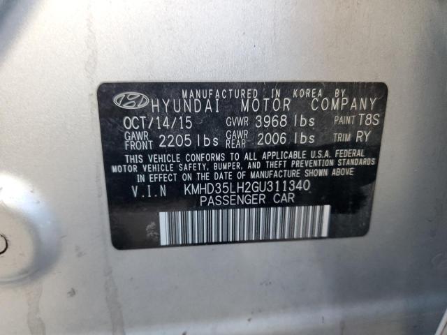 Photo 11 VIN: KMHD35LH2GU311340 - HYUNDAI ELANTRA GT 