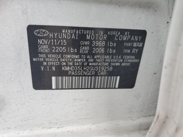 Photo 11 VIN: KMHD35LH2GU319258 - HYUNDAI ELANTRA GT 