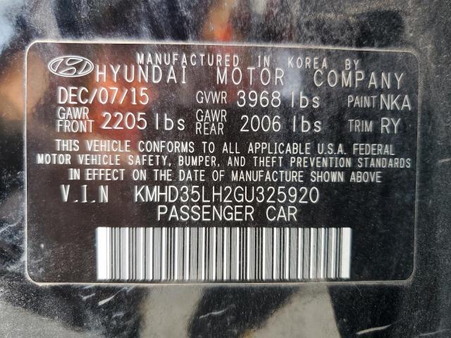 Photo 11 VIN: KMHD35LH2GU325920 - HYUNDAI ELANTRA GT 