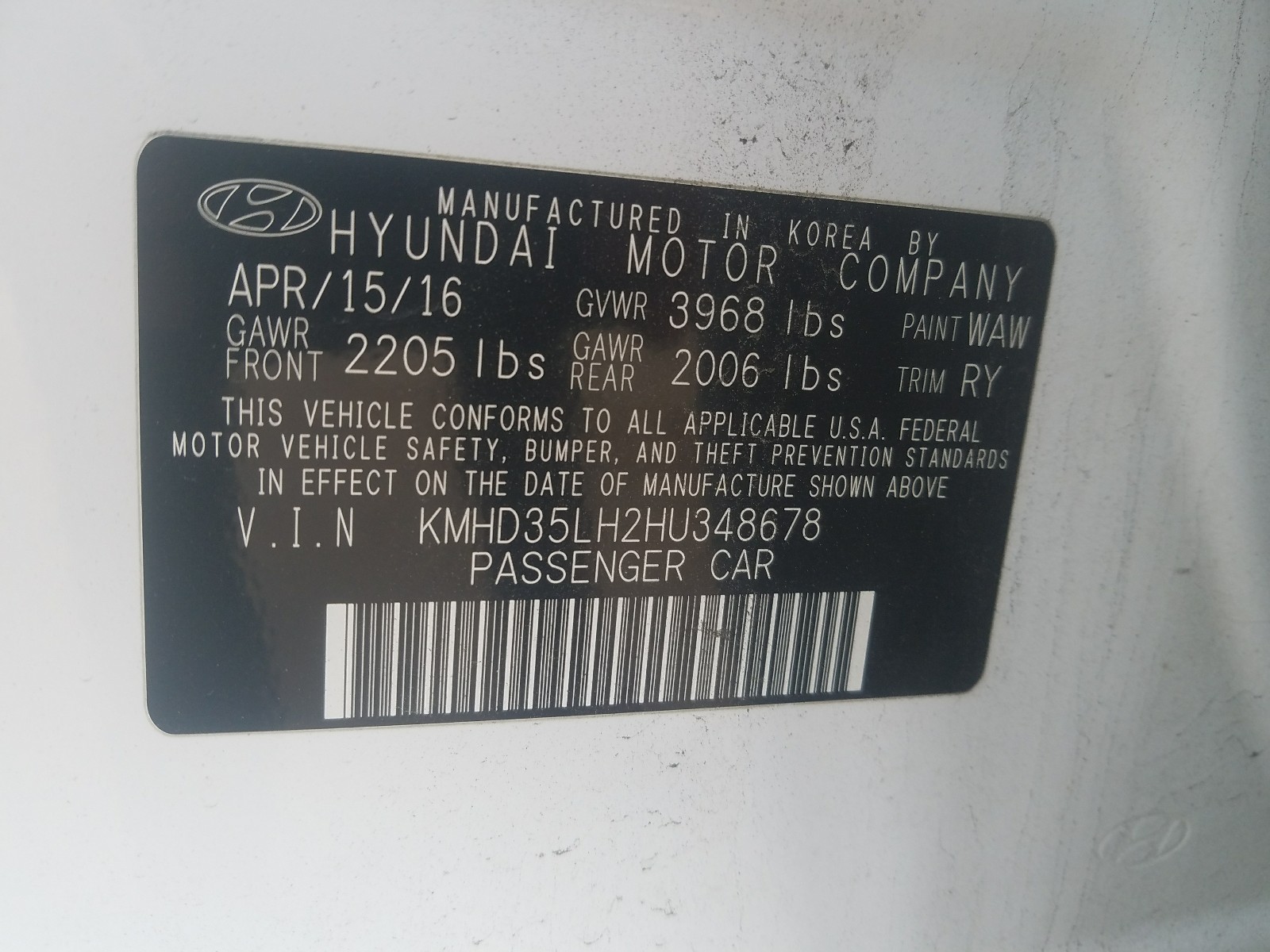 Photo 9 VIN: KMHD35LH2HU348678 - HYUNDAI ELANTRA GT 