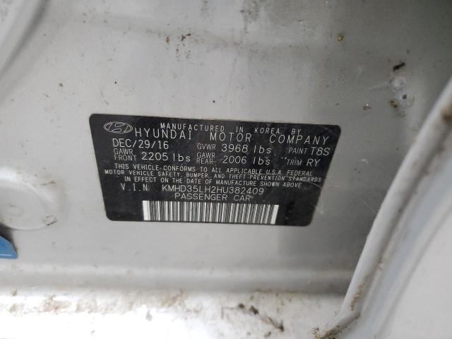 Photo 11 VIN: KMHD35LH2HU382409 - HYUNDAI ELANTRA 