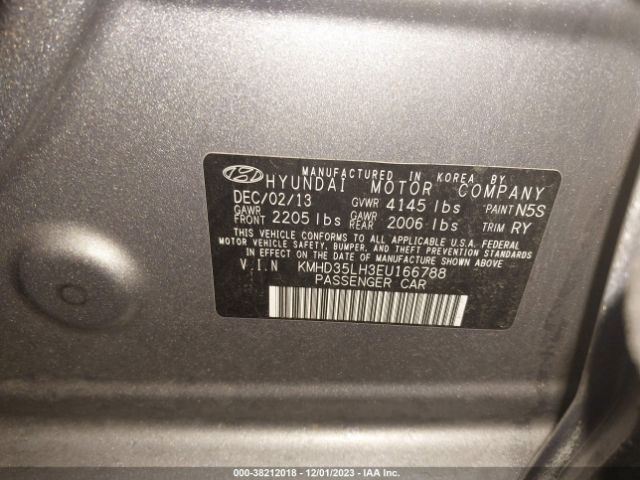 Photo 8 VIN: KMHD35LH3EU166788 - HYUNDAI ELANTRA GT 