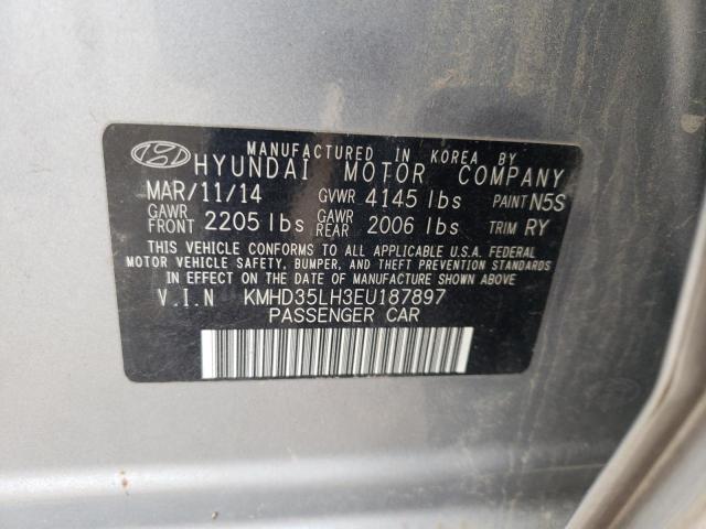 Photo 11 VIN: KMHD35LH3EU187897 - HYUNDAI ELANTRA 