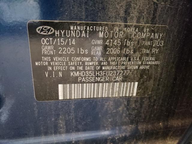 Photo 9 VIN: KMHD35LH3FU237277 - HYUNDAI ELANTRA GT 