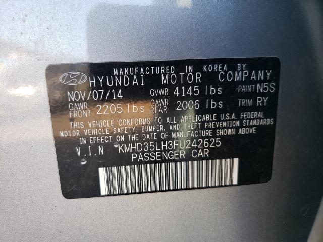 Photo 9 VIN: KMHD35LH3FU242625 - HYUNDAI ELANTRA GT 