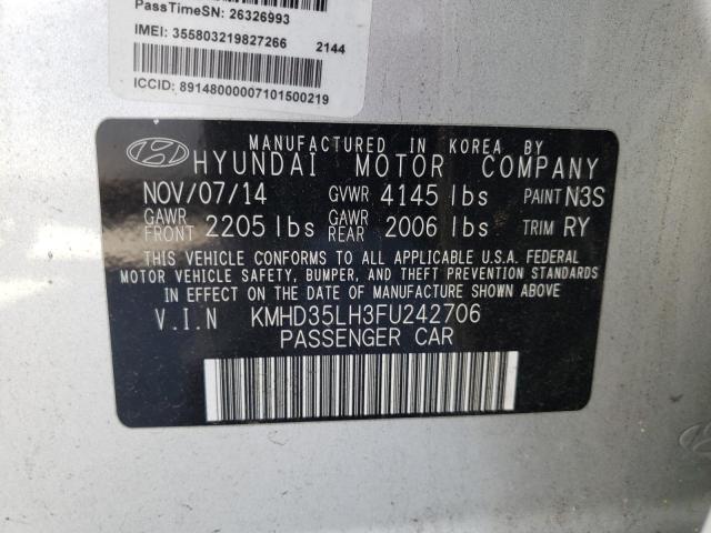 Photo 9 VIN: KMHD35LH3FU242706 - HYUNDAI ELANTRA GT 