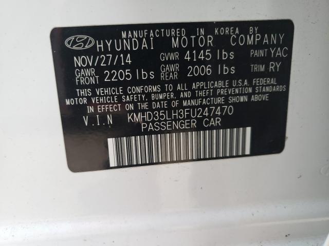 Photo 9 VIN: KMHD35LH3FU247470 - HYUNDAI ELANTRA GT 