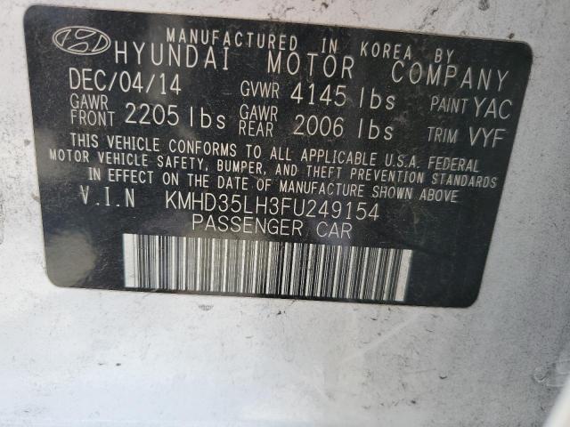 Photo 11 VIN: KMHD35LH3FU249154 - HYUNDAI ELANTRA GT 