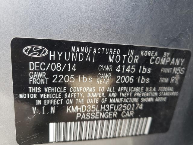 Photo 9 VIN: KMHD35LH3FU250174 - HYUNDAI ELANTRA GT 