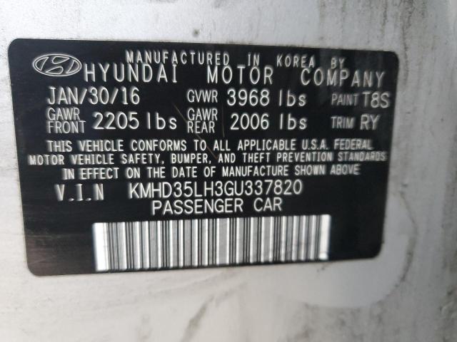 Photo 12 VIN: KMHD35LH3GU337820 - HYUNDAI ELANTRA GT 