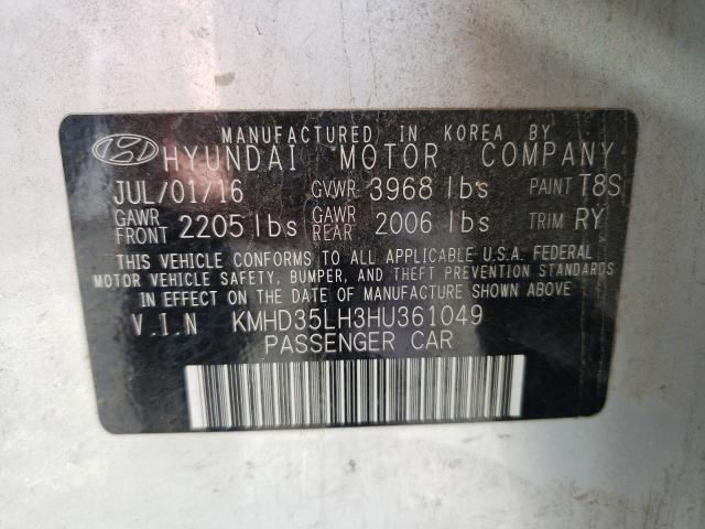 Photo 9 VIN: KMHD35LH3HU361049 - HYUNDAI ELANTRA GT 