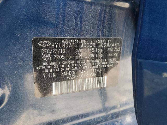 Photo 11 VIN: KMHD35LH4EU171191 - HYUNDAI ELANTRA GT 