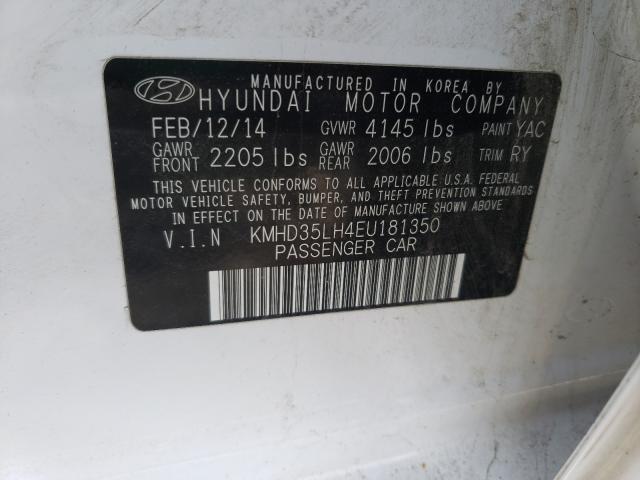 Photo 9 VIN: KMHD35LH4EU181350 - HYUNDAI ELANTRA GT 