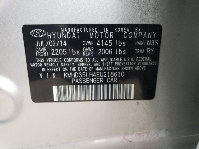 Photo 11 VIN: KMHD35LH4EU218610 - HYUNDAI ELANTRA 