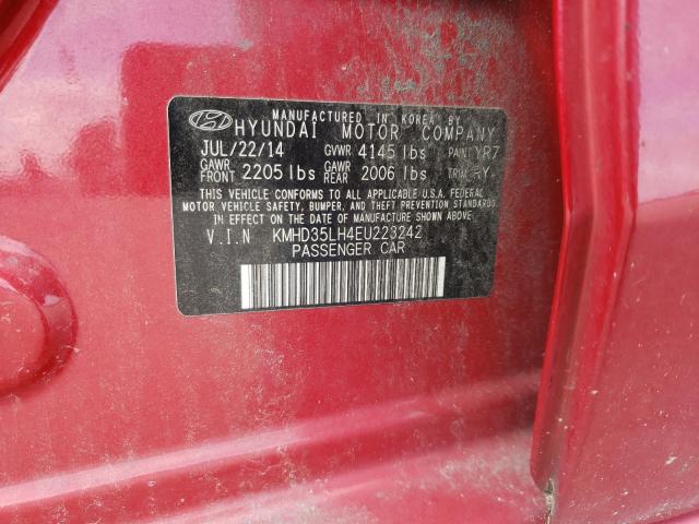 Photo 9 VIN: KMHD35LH4EU223242 - HYUNDAI ELANTRA 