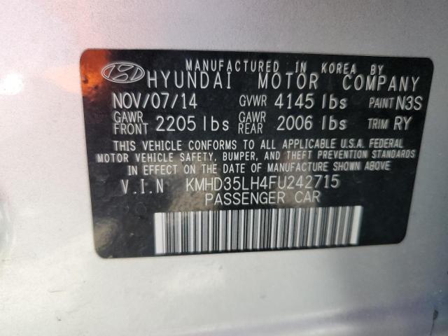 Photo 9 VIN: KMHD35LH4FU242715 - HYUNDAI ELANTRA GT 