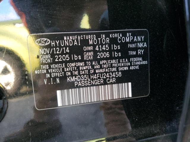 Photo 11 VIN: KMHD35LH4FU243458 - HYUNDAI ELANTRA 