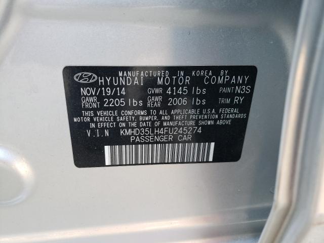 Photo 9 VIN: KMHD35LH4FU245274 - HYUNDAI ELANTRA GT 