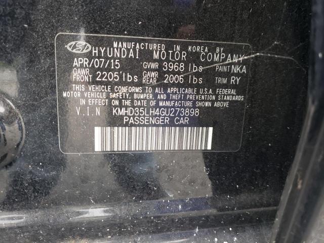 Photo 9 VIN: KMHD35LH4GU273898 - HYUNDAI ELANTRA GT 