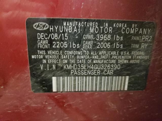 Photo 9 VIN: KMHD35LH4GU326390 - HYUNDAI ELANTRA GT 