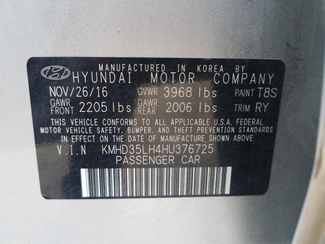 Photo 9 VIN: KMHD35LH4HU376725 - HYUNDAI ELANTRA GT 