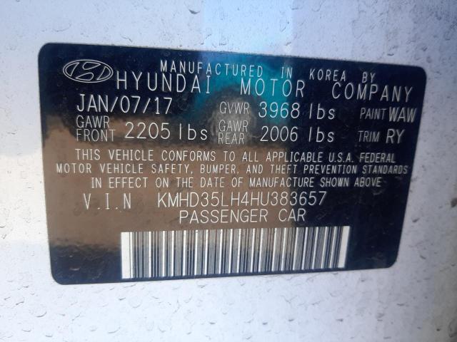 Photo 9 VIN: KMHD35LH4HU383657 - HYUNDAI ELANTRA GT 