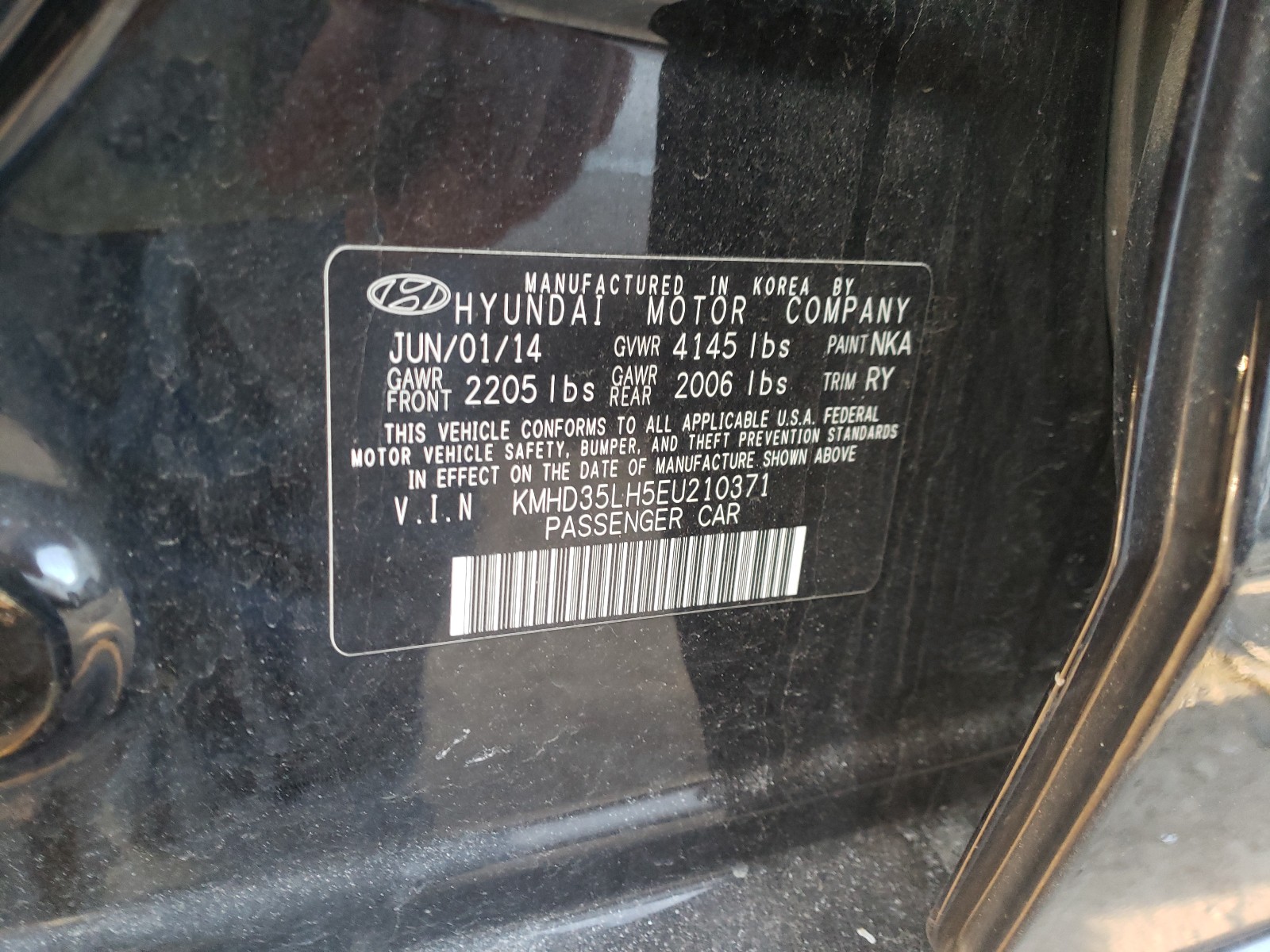 Photo 9 VIN: KMHD35LH5EU210371 - HYUNDAI ELANTRA GT 