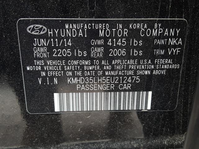 Photo 9 VIN: KMHD35LH5EU212475 - HYUNDAI ELANTRA GT 