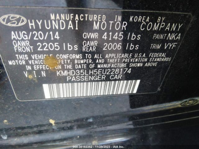 Photo 8 VIN: KMHD35LH5EU228174 - HYUNDAI ELANTRA GT 