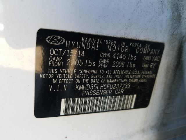 Photo 9 VIN: KMHD35LH5FU237233 - HYUNDAI ELANTRA GT 