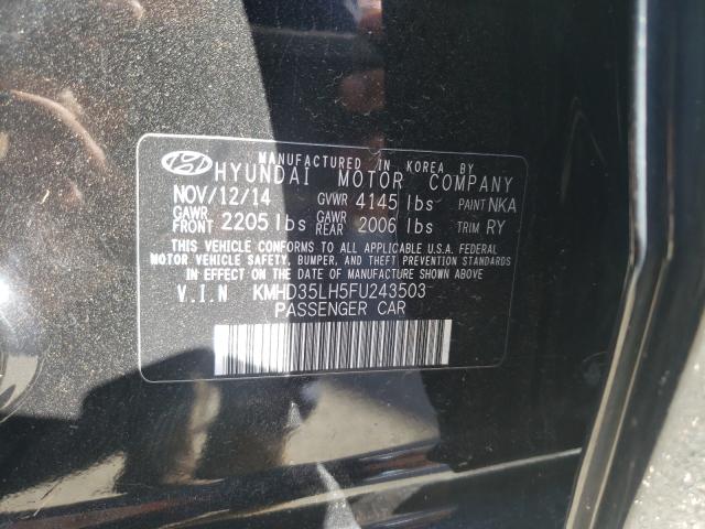 Photo 9 VIN: KMHD35LH5FU243503 - HYUNDAI ELANTRA GT 