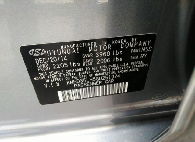 Photo 8 VIN: KMHD35LH5GU251974 - HYUNDAI ELANTRA GT 