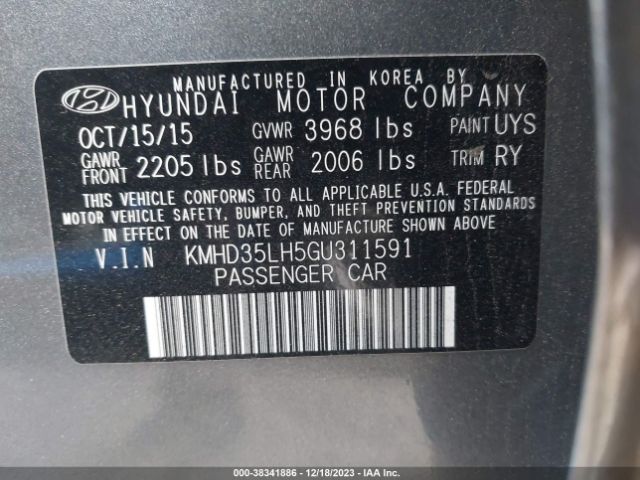 Photo 8 VIN: KMHD35LH5GU311591 - HYUNDAI ELANTRA GT 