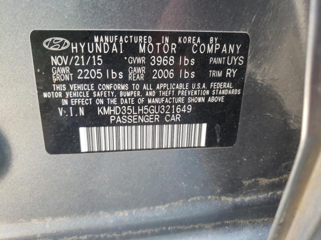 Photo 12 VIN: KMHD35LH5GU321649 - HYUNDAI ELANTRA GT 