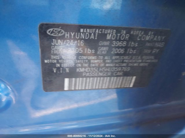 Photo 8 VIN: KMHD35LH5HU359769 - HYUNDAI ELANTRA GT 