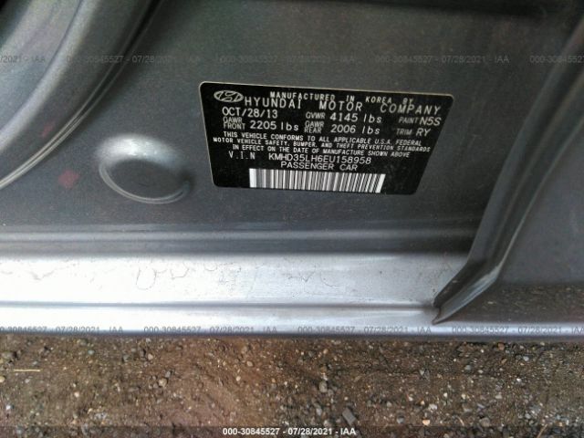 Photo 8 VIN: KMHD35LH6EU158958 - HYUNDAI ELANTRA GT 