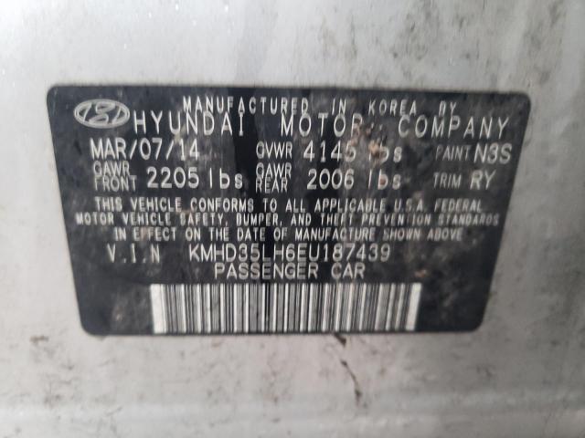 Photo 12 VIN: KMHD35LH6EU187439 - HYUNDAI ELANTRA 