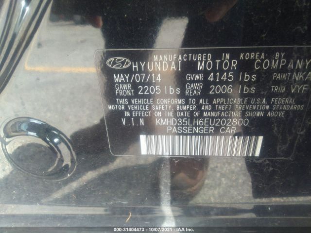 Photo 8 VIN: KMHD35LH6EU202800 - HYUNDAI ELANTRA GT 