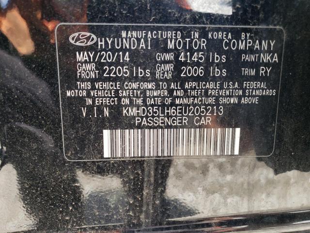 Photo 11 VIN: KMHD35LH6EU205213 - HYUNDAI ELANTRA 