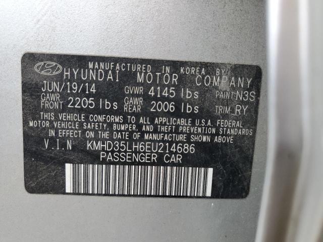 Photo 12 VIN: KMHD35LH6EU214686 - HYUNDAI ELANTRA 