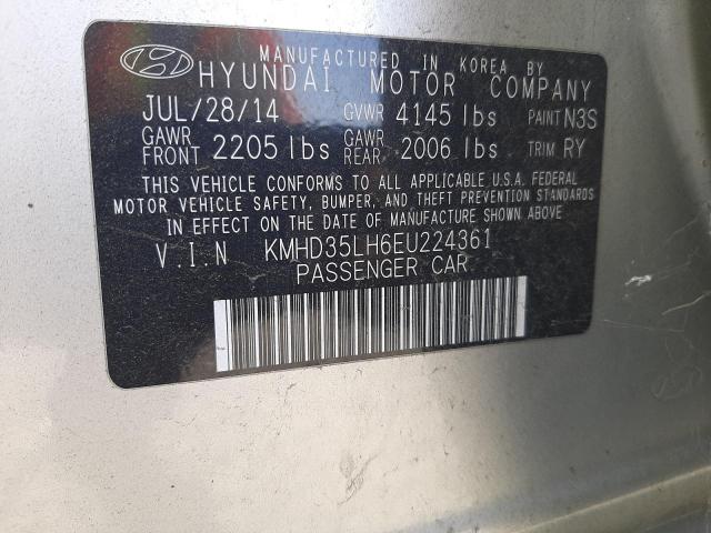 Photo 11 VIN: KMHD35LH6EU224361 - HYUNDAI ELANTRA 