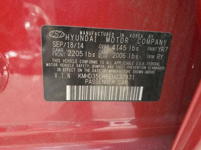 Photo 11 VIN: KMHD35LH6EU232931 - HYUNDAI ELANTRA GT 