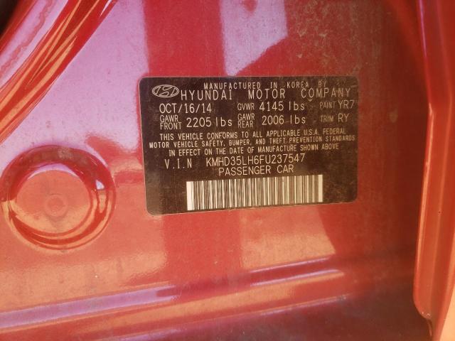 Photo 9 VIN: KMHD35LH6FU237547 - HYUNDAI ELANTRA GT 